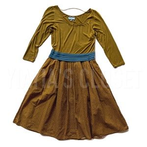 Anthropologie Comme Toi Women's LG Retro 50's Style A-Line Dress